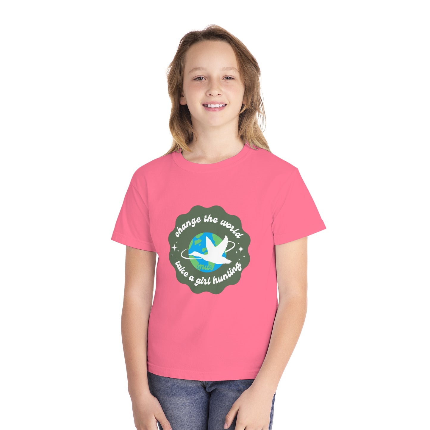 Youth Change The World Comfort Colors Tee