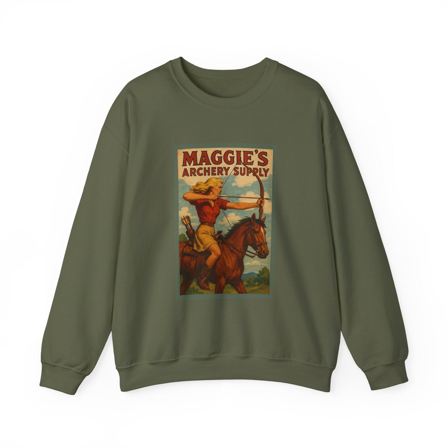 Vintage Inspired Archery Supply Crewneck