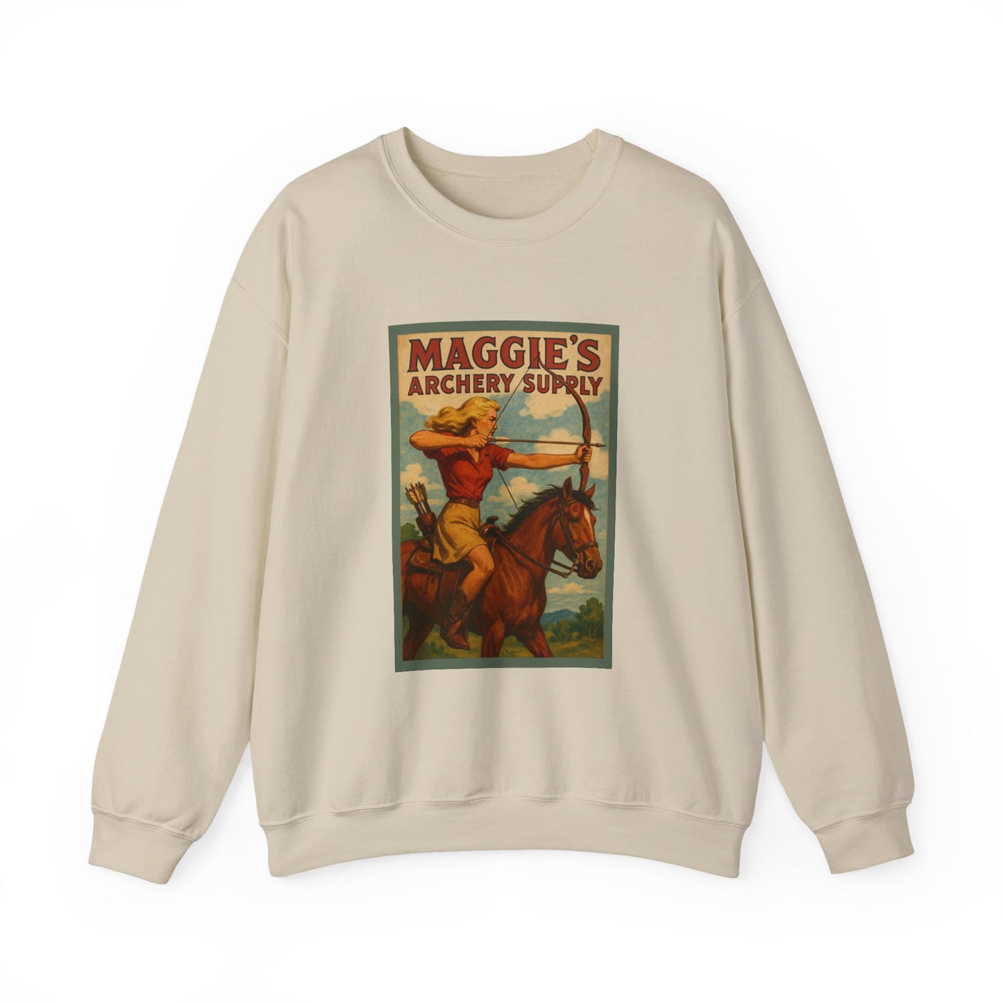 Vintage Inspired Archery Supply Crewneck