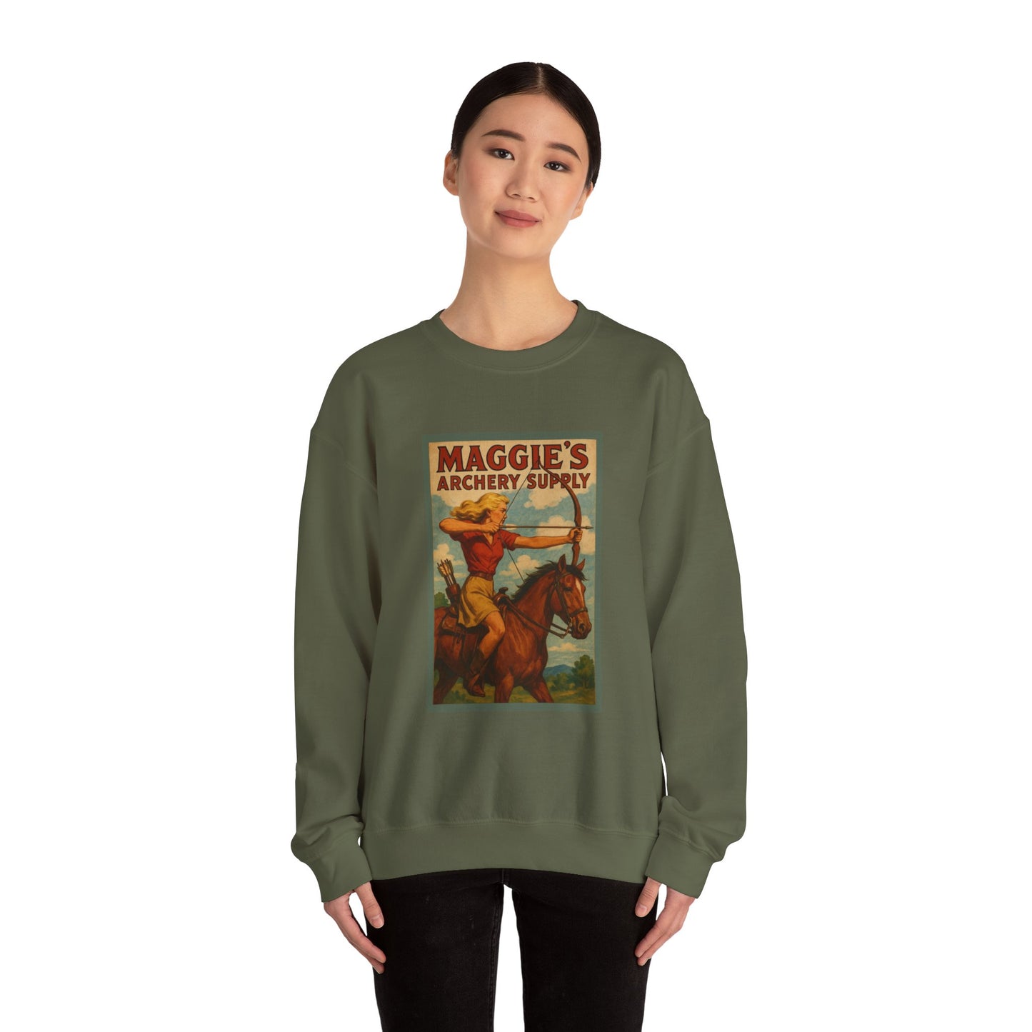 Vintage Inspired Archery Supply Crewneck