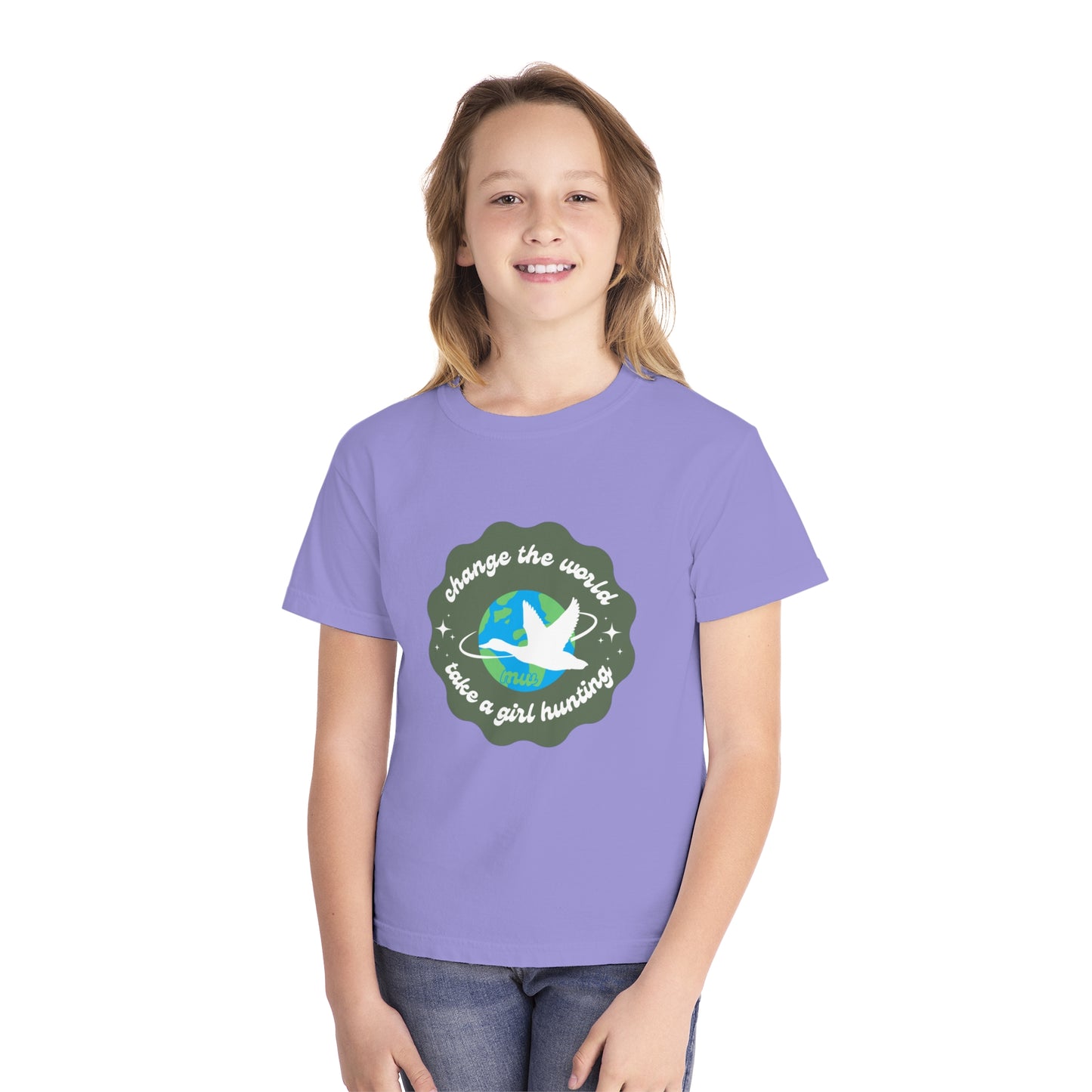 Youth Change The World Comfort Colors Tee