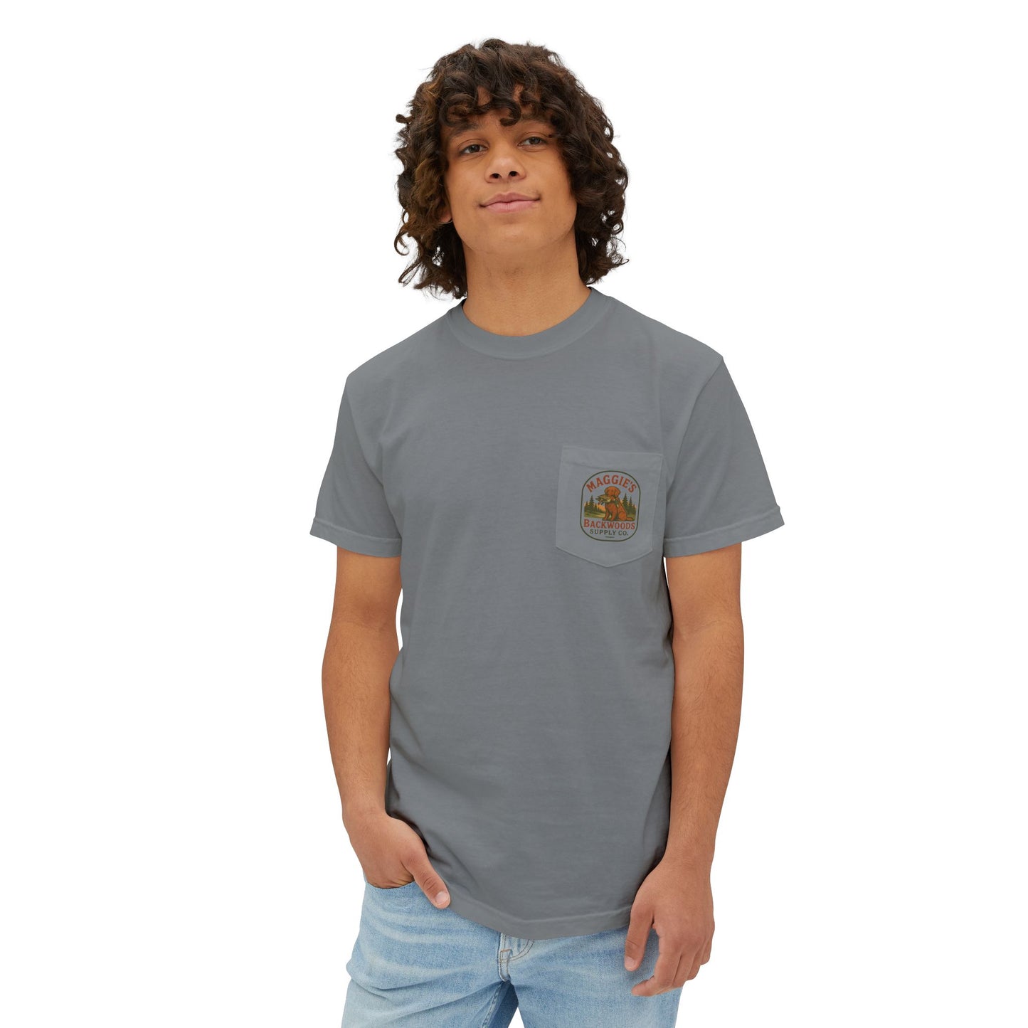 Backwoods Comfort Colors Pocket Tee