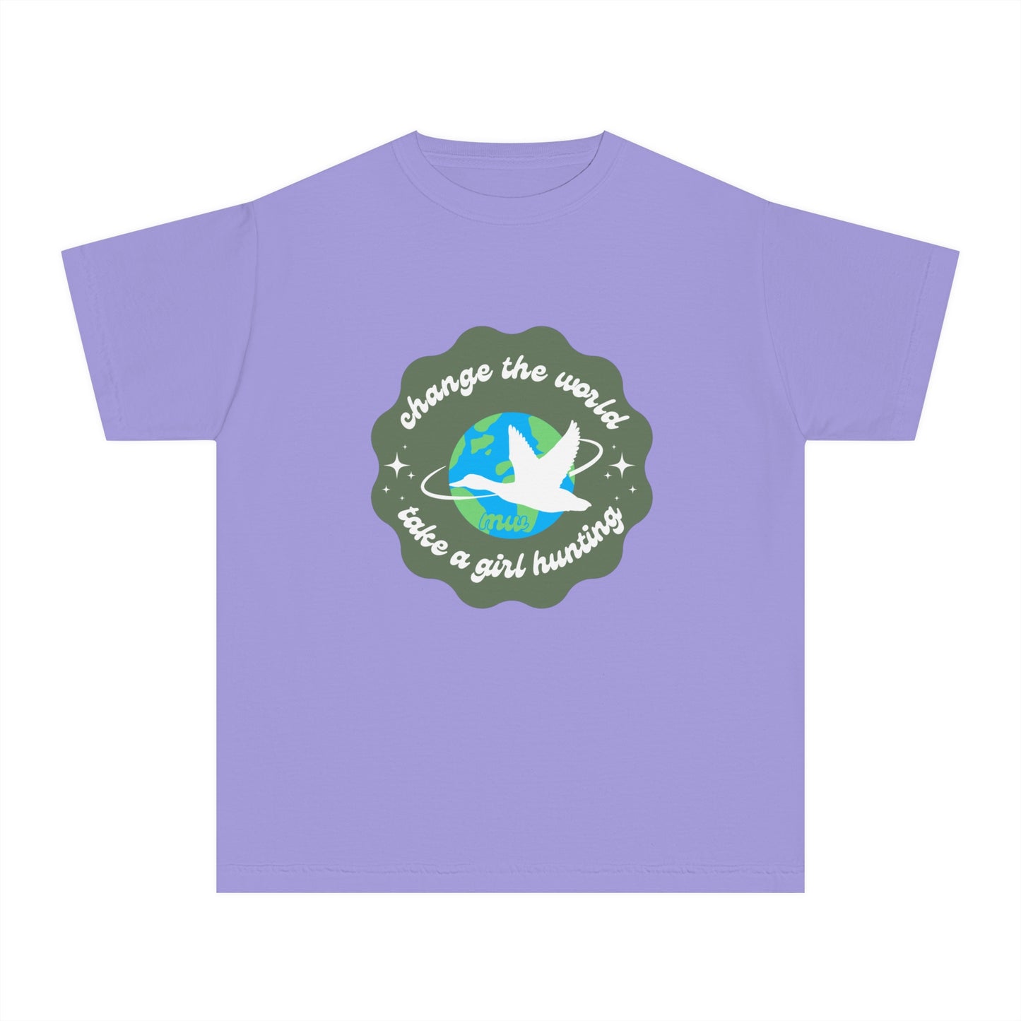 Youth Change The World Comfort Colors Tee