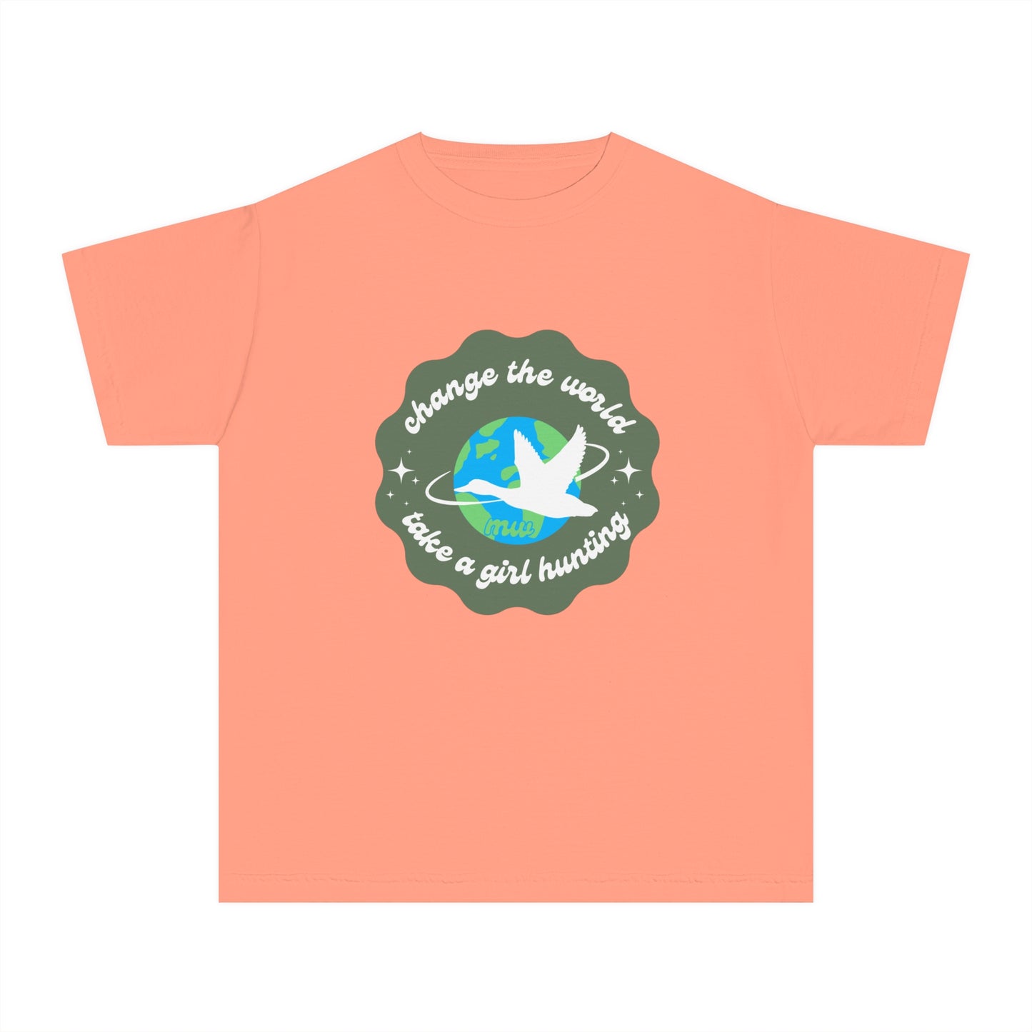 Youth Change The World Comfort Colors Tee