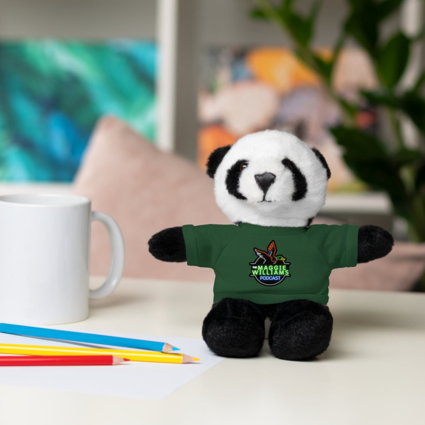 Kids Gift - Stuffed Animals in Podcast Tee