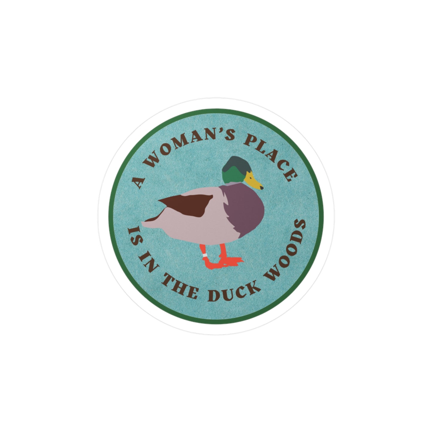 Woman's Place Sticker