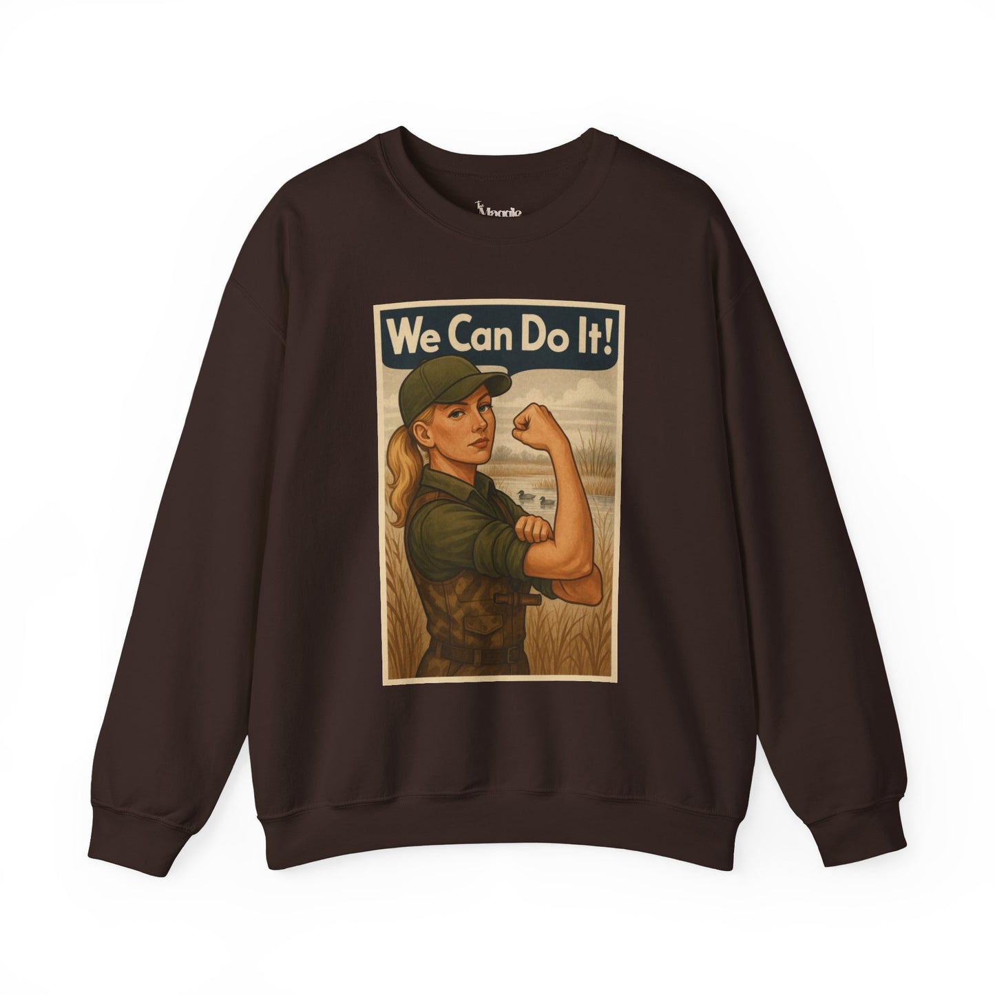 Maggie The Riveter Crewneck