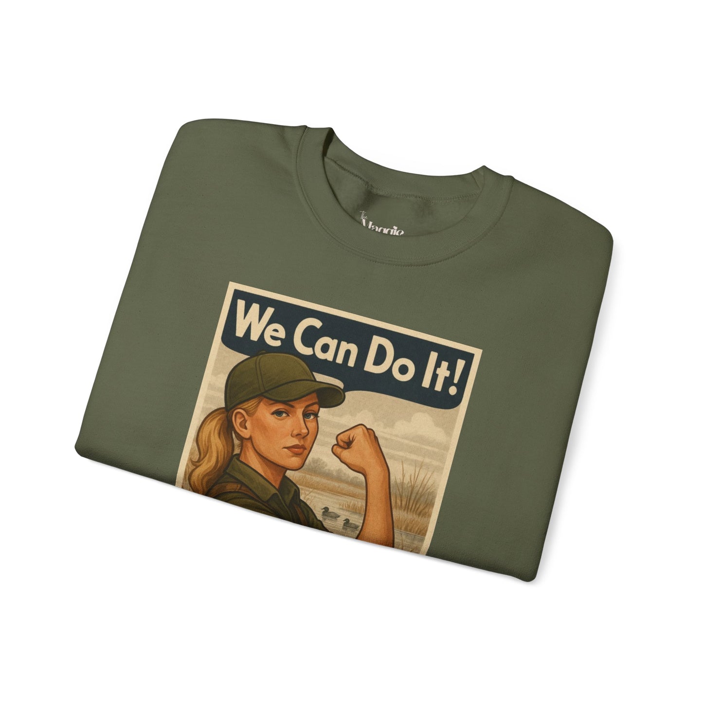 Maggie The Riveter Crewneck