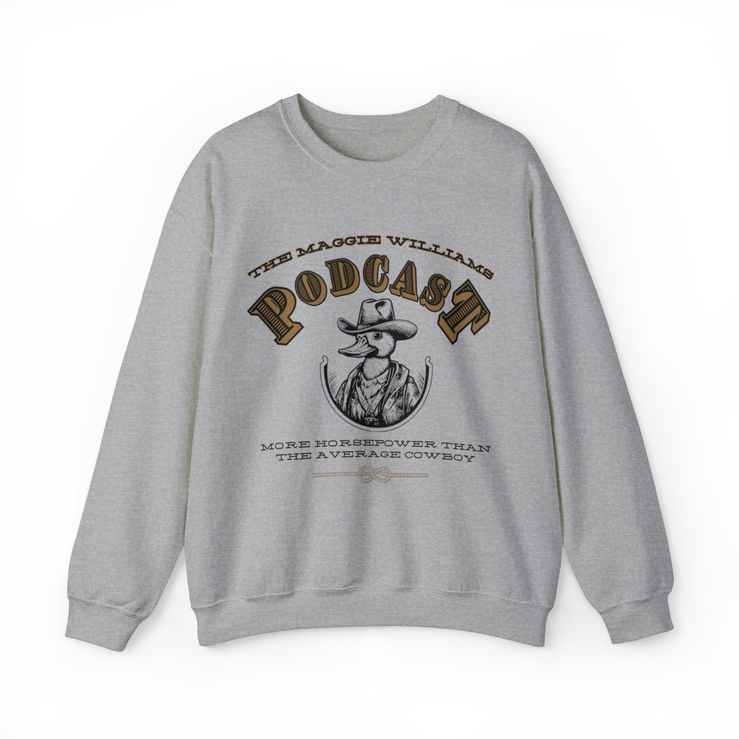 Heavy Blend Cowboy Crewneck