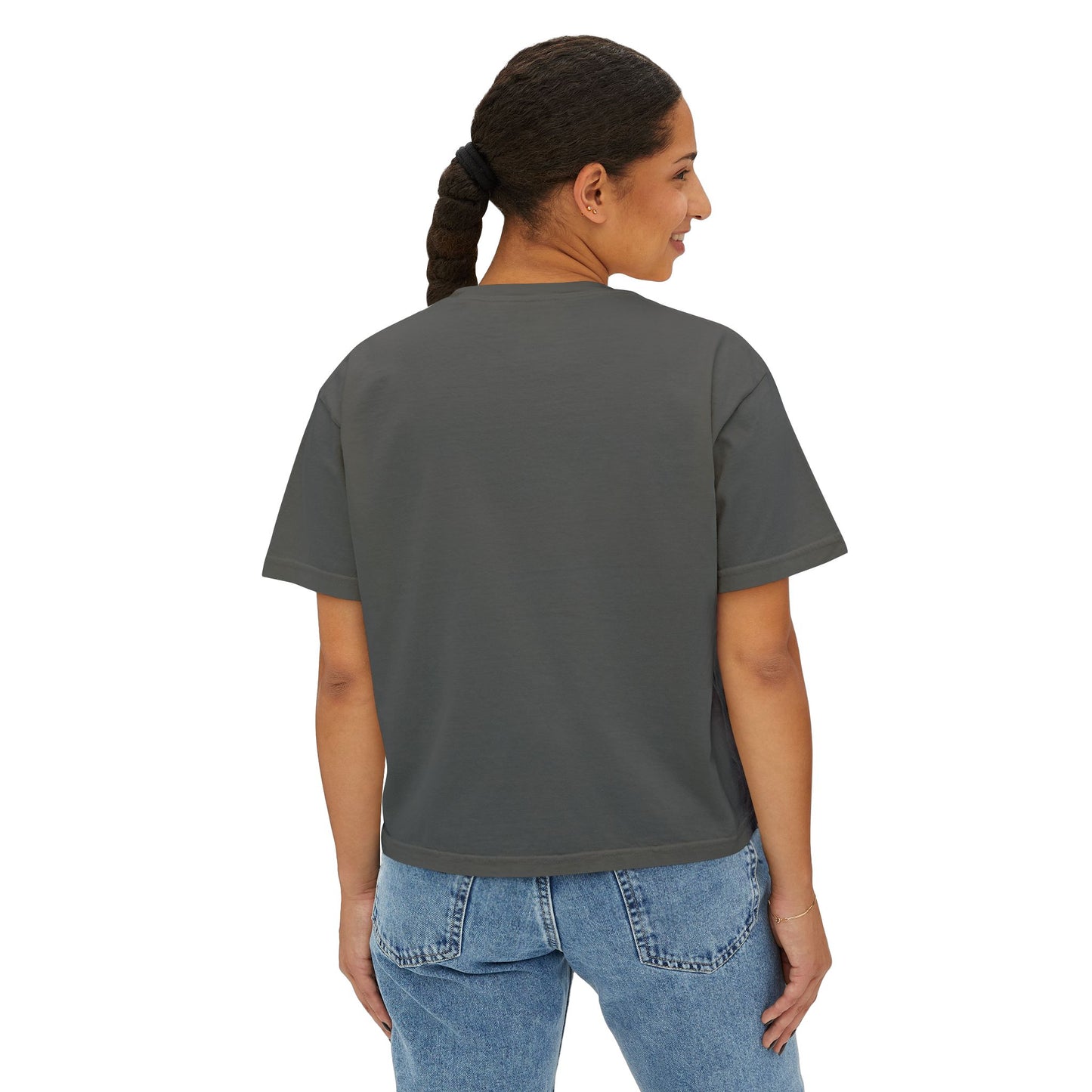 Vintage Inspired Women's Boxy Riveter Tee - 'We Can Do It!'