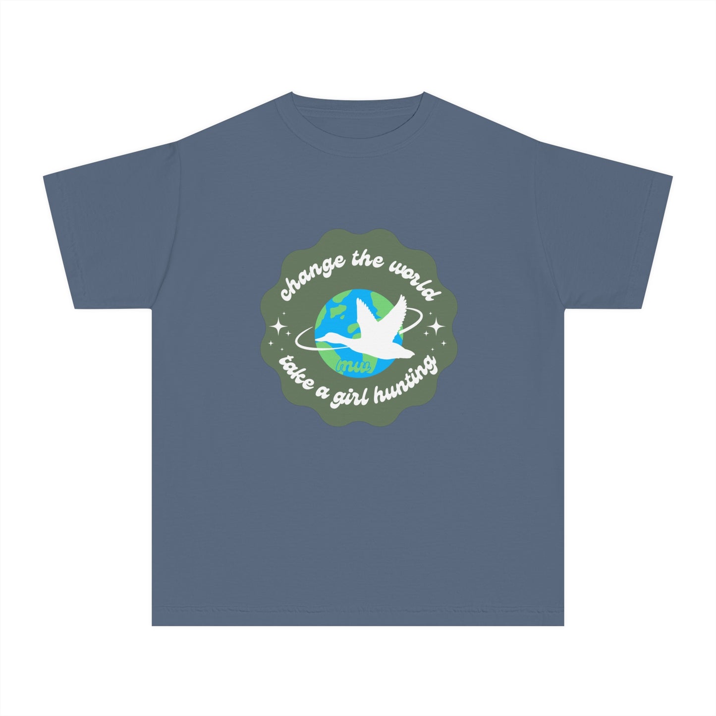 Youth Change The World Comfort Colors Tee