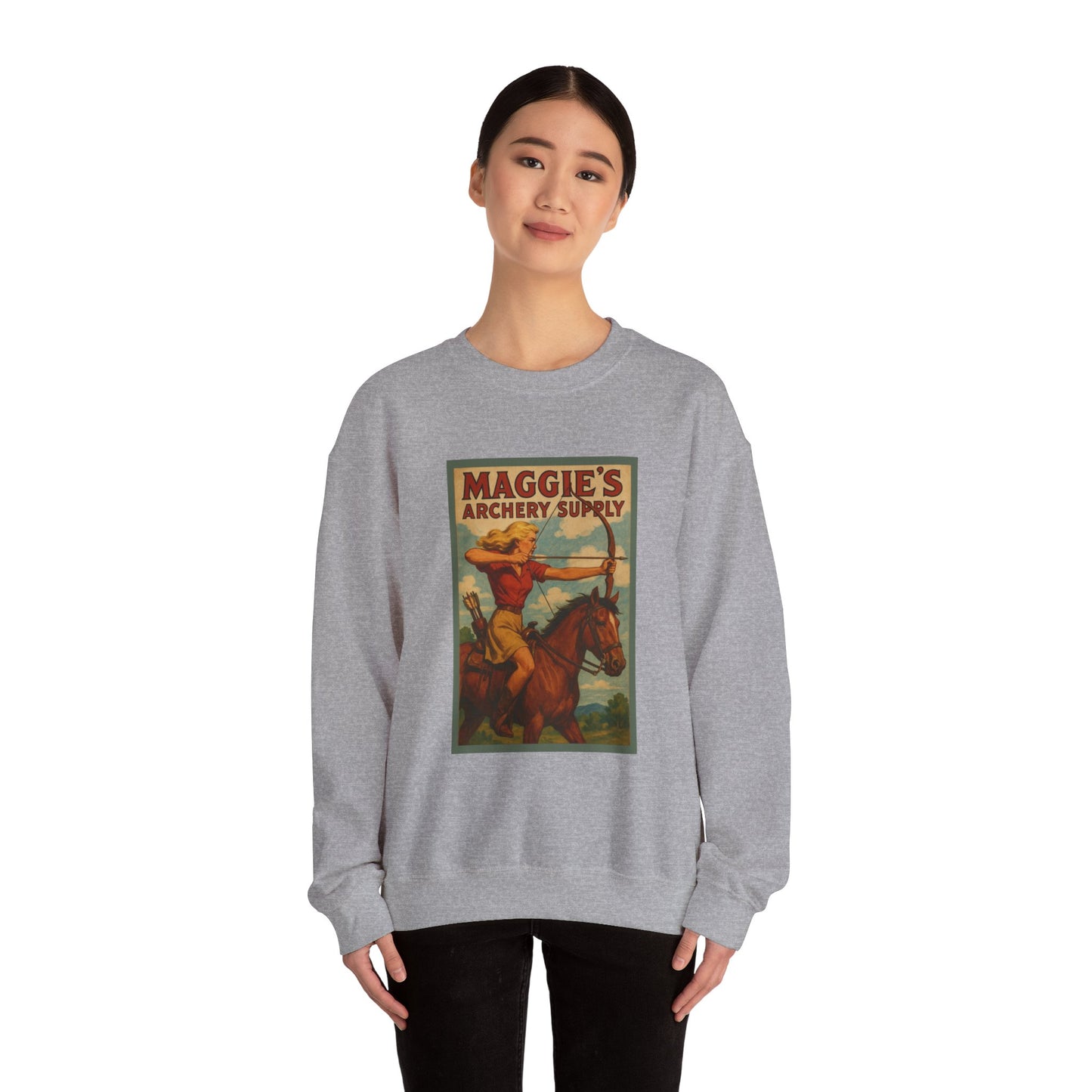 Vintage Inspired Archery Supply Crewneck