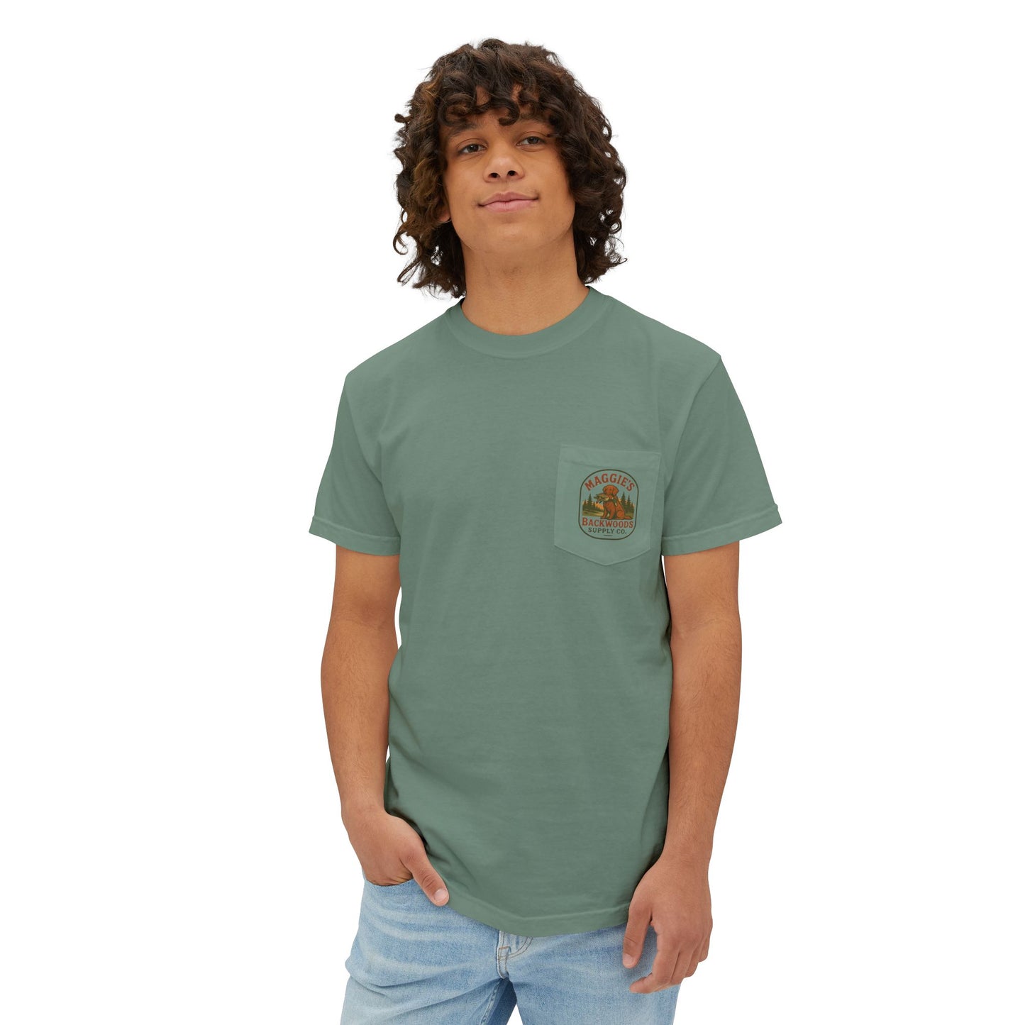 Backwoods Comfort Colors Pocket Tee