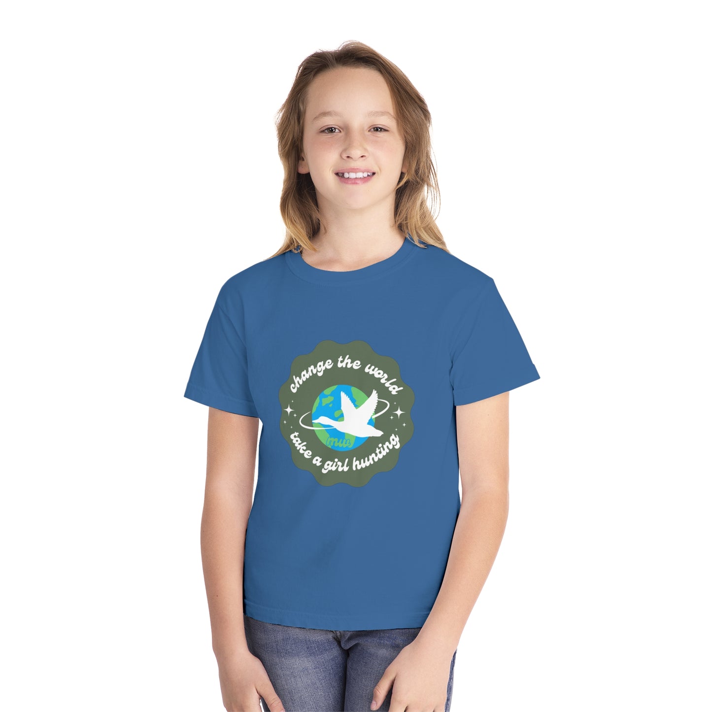 Youth Change The World Comfort Colors Tee