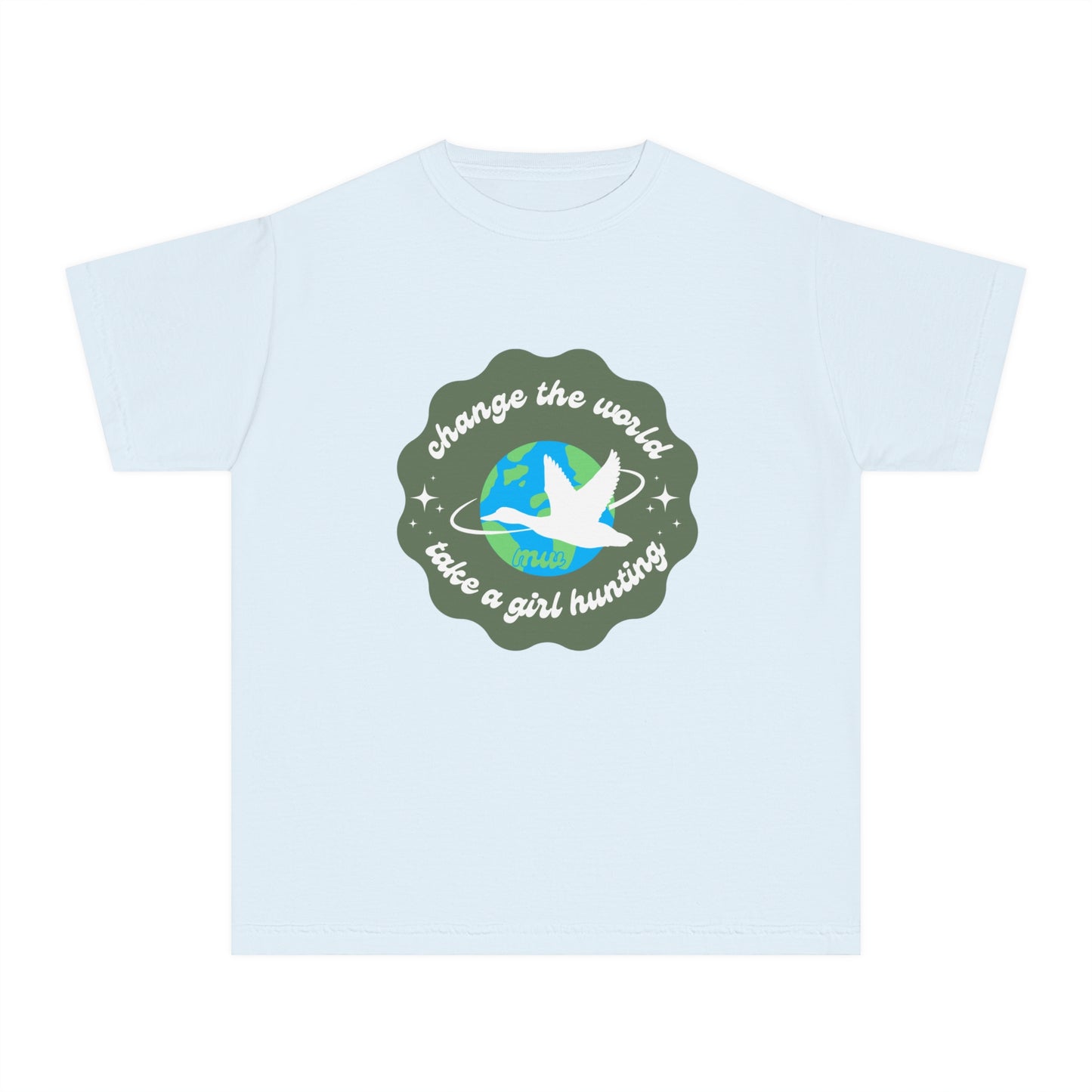Youth Change The World Comfort Colors Tee