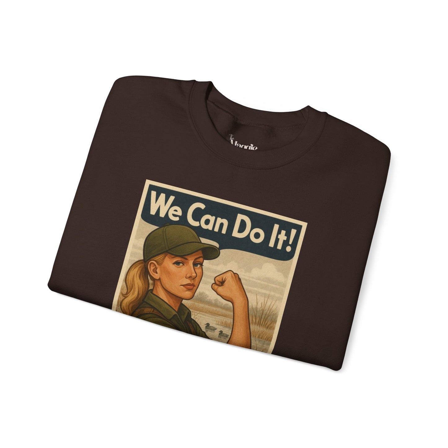Maggie The Riveter Crewneck