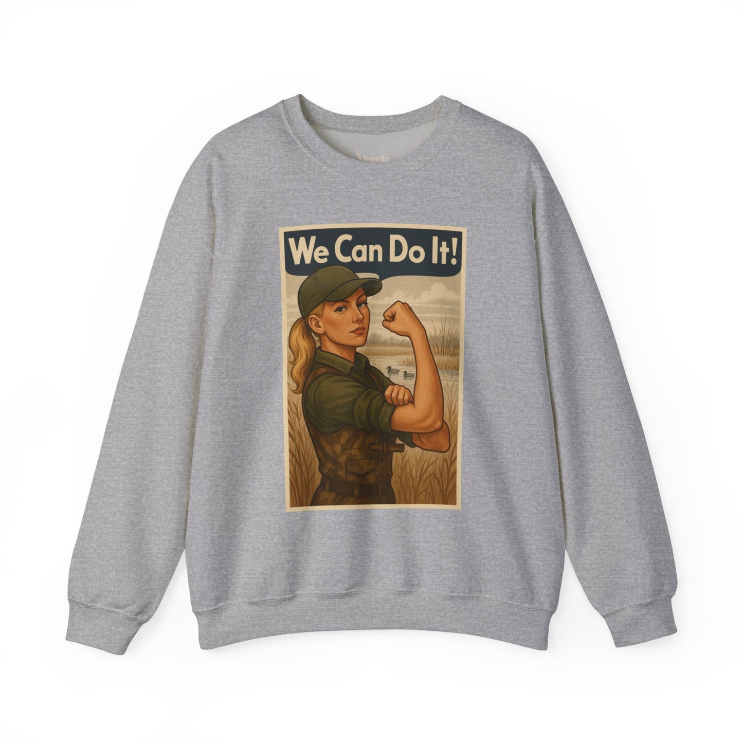 Maggie The Riveter Crewneck
