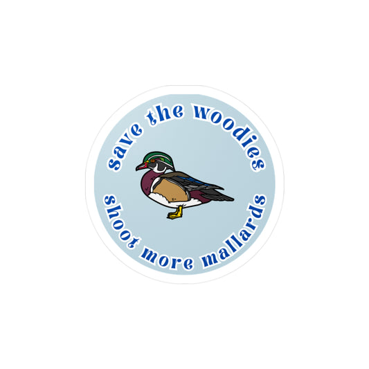 Save The Woodies Sticker