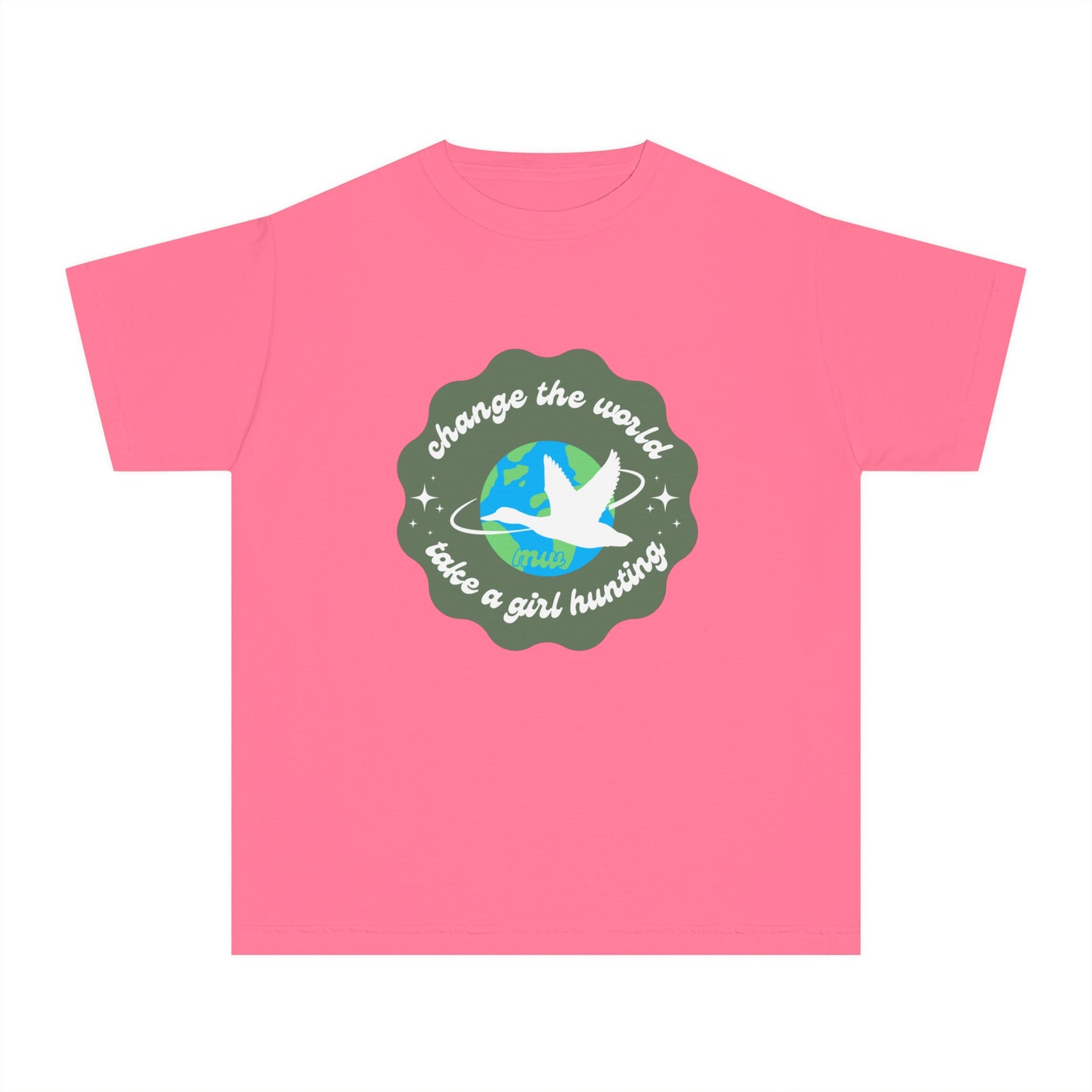 Youth Change The World Comfort Colors Tee