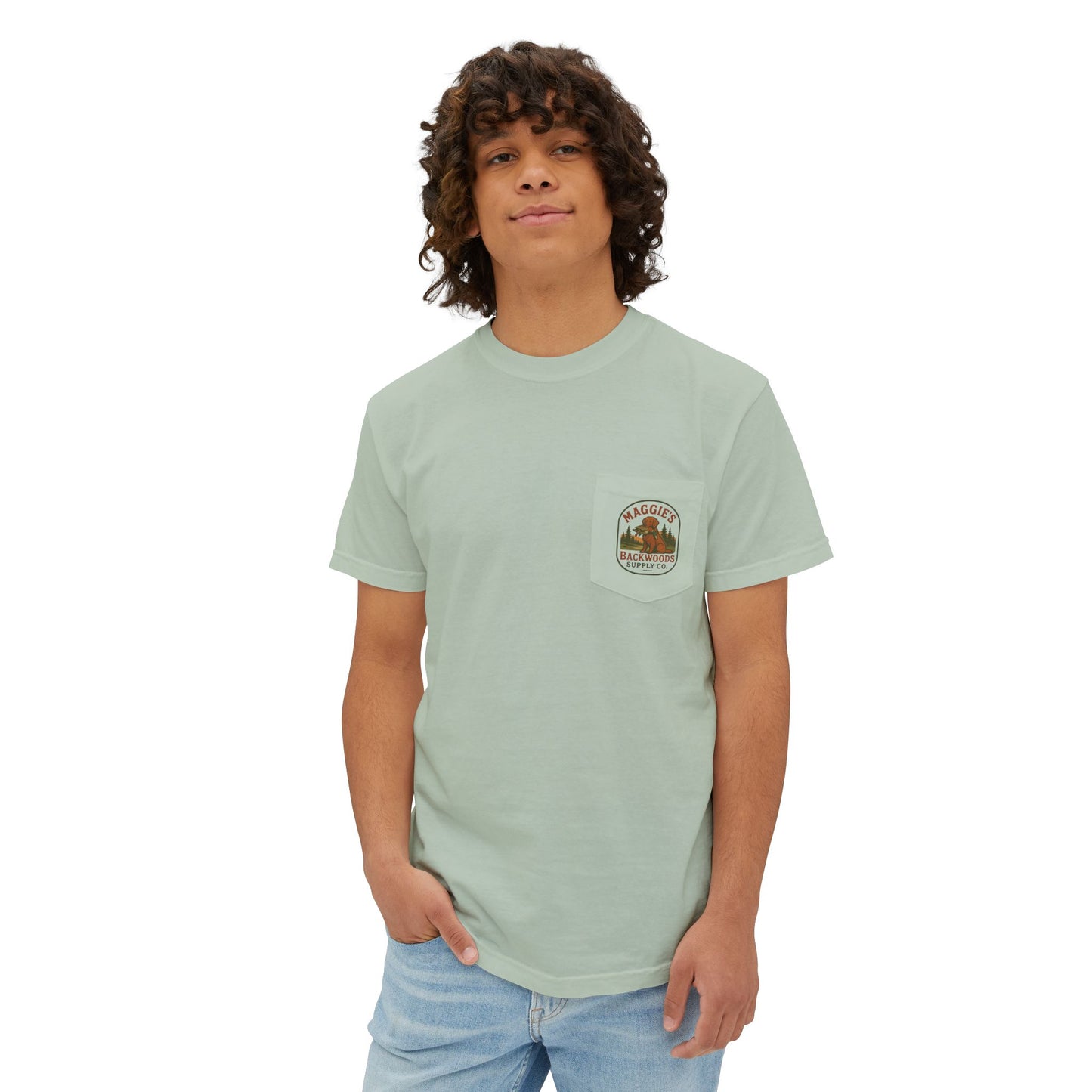 Backwoods Comfort Colors Pocket Tee