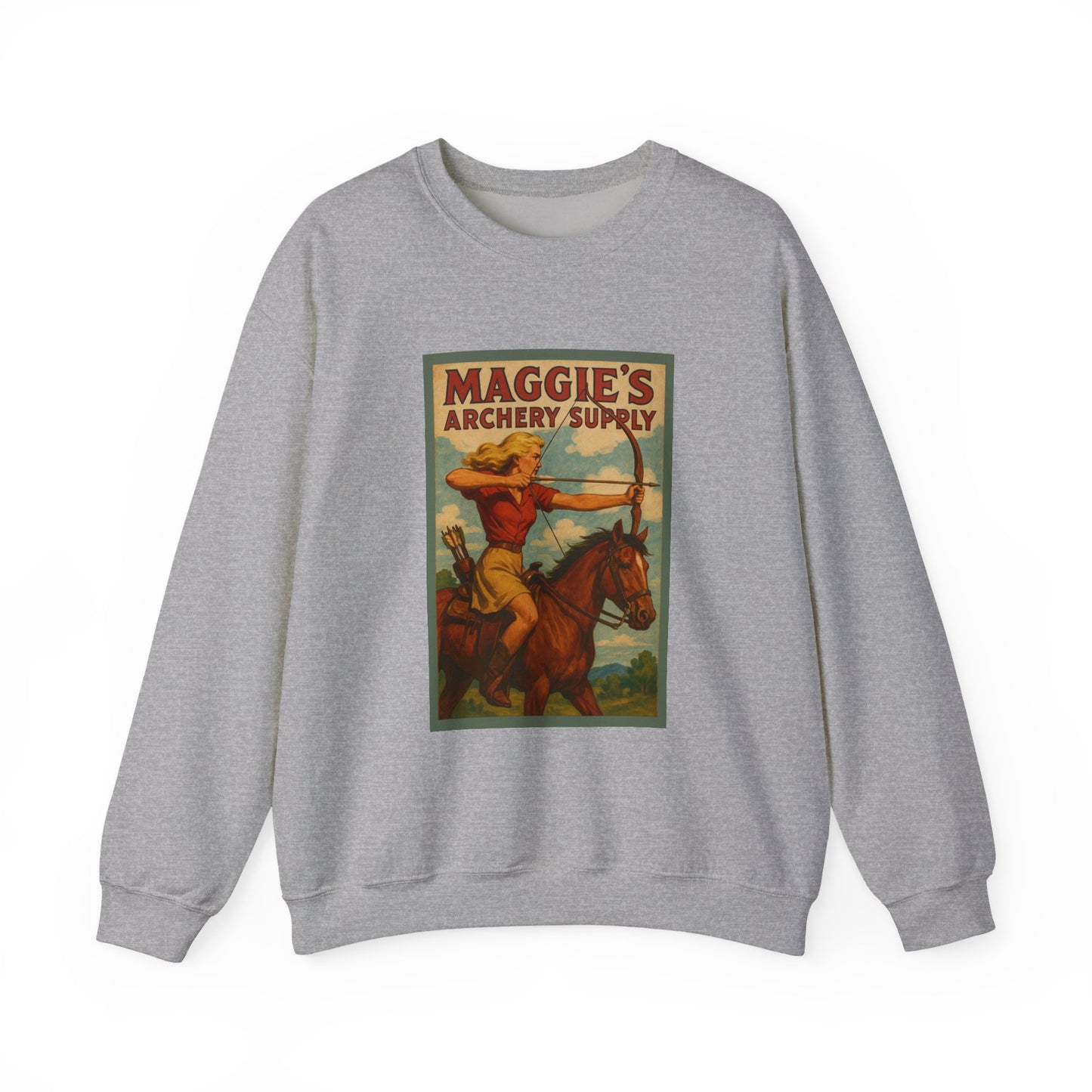 Vintage Inspired Archery Supply Crewneck