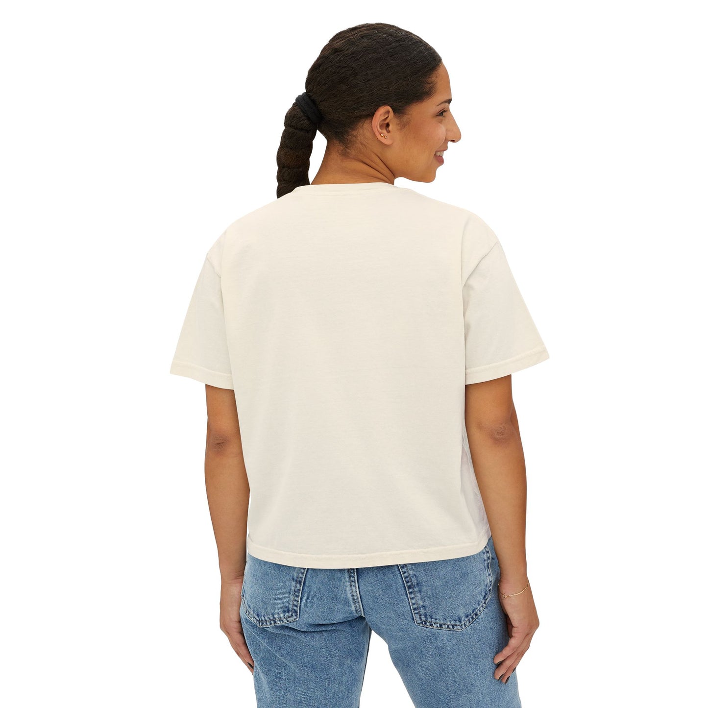 Vintage Inspired Women's Boxy Riveter Tee - 'We Can Do It!'