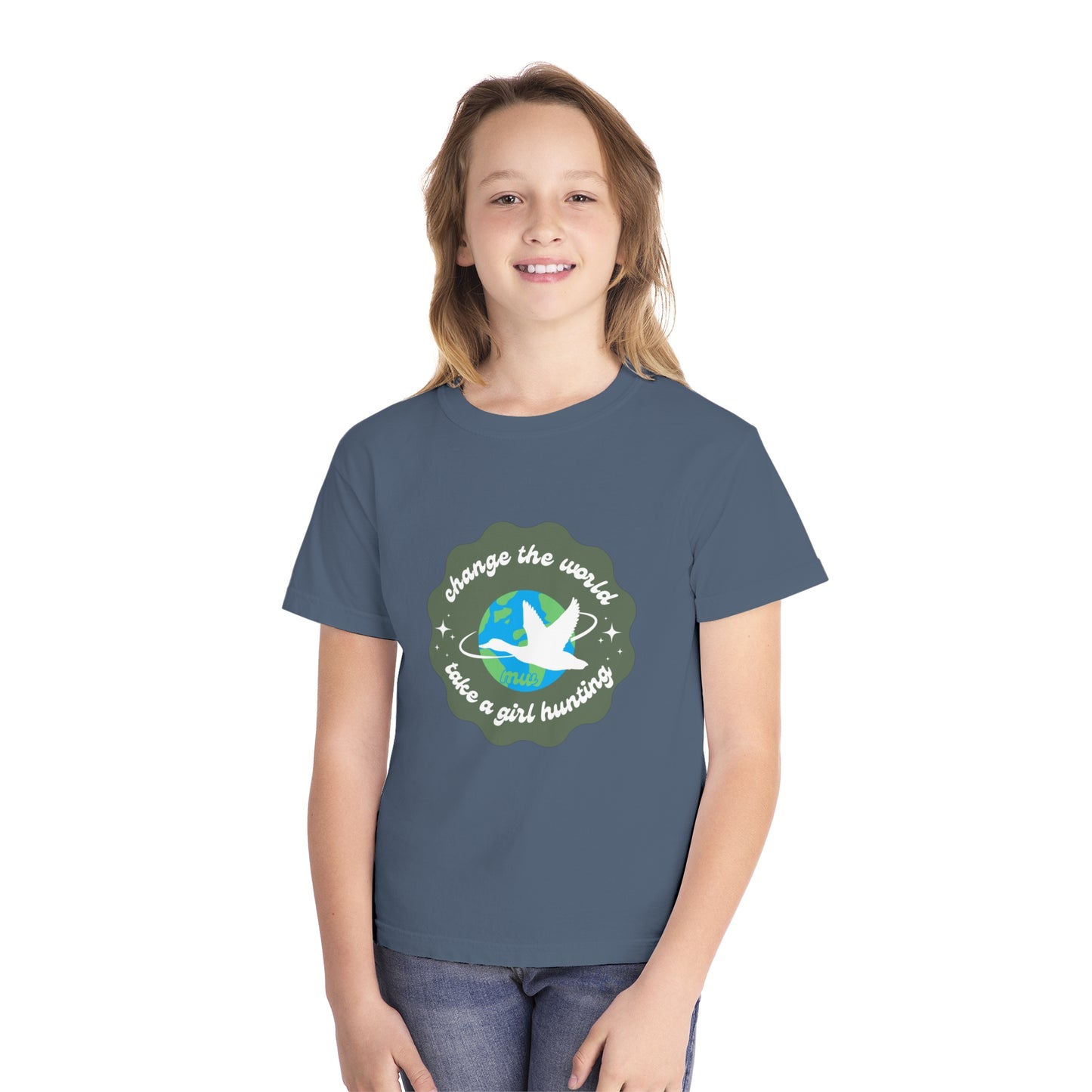 Youth Change The World Comfort Colors Tee