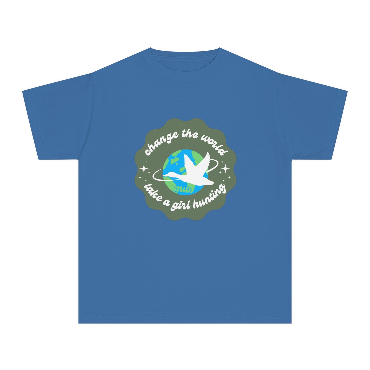 Youth Change The World Comfort Colors Tee