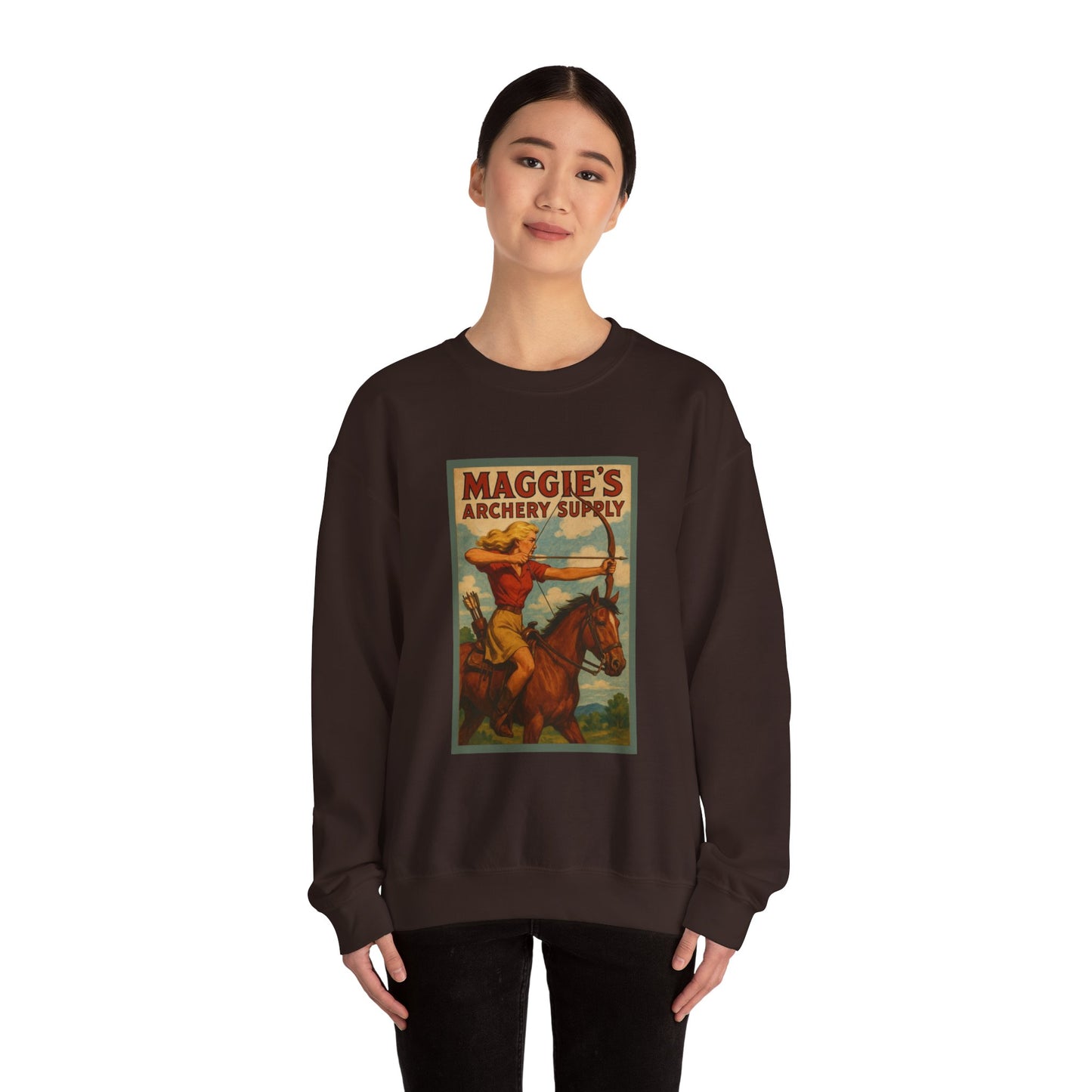 Vintage Inspired Archery Supply Crewneck