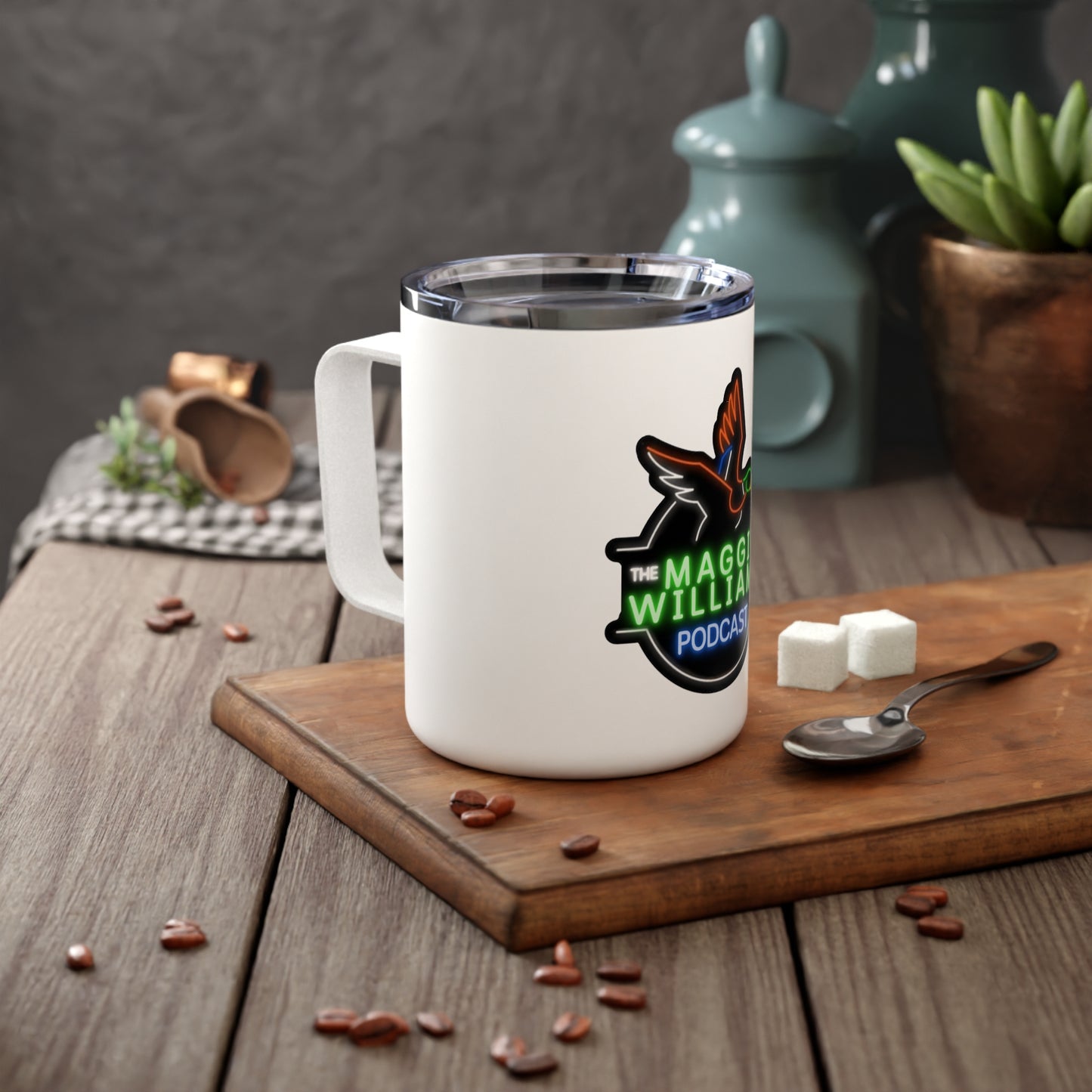 Duck Season Insulated Coffee Mug with Lid, 10oz