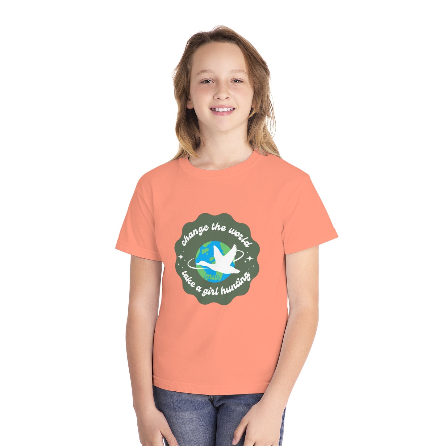 Youth Change The World Comfort Colors Tee
