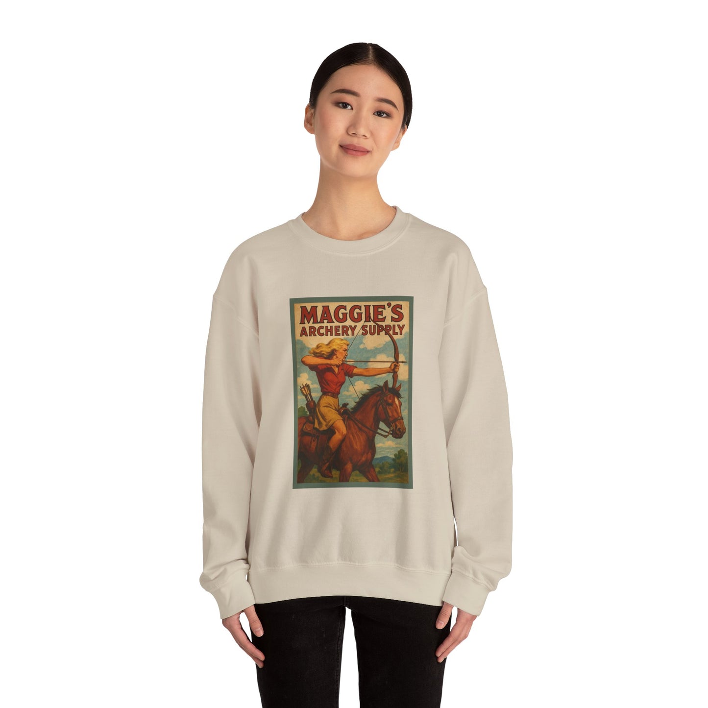Vintage Inspired Archery Supply Crewneck