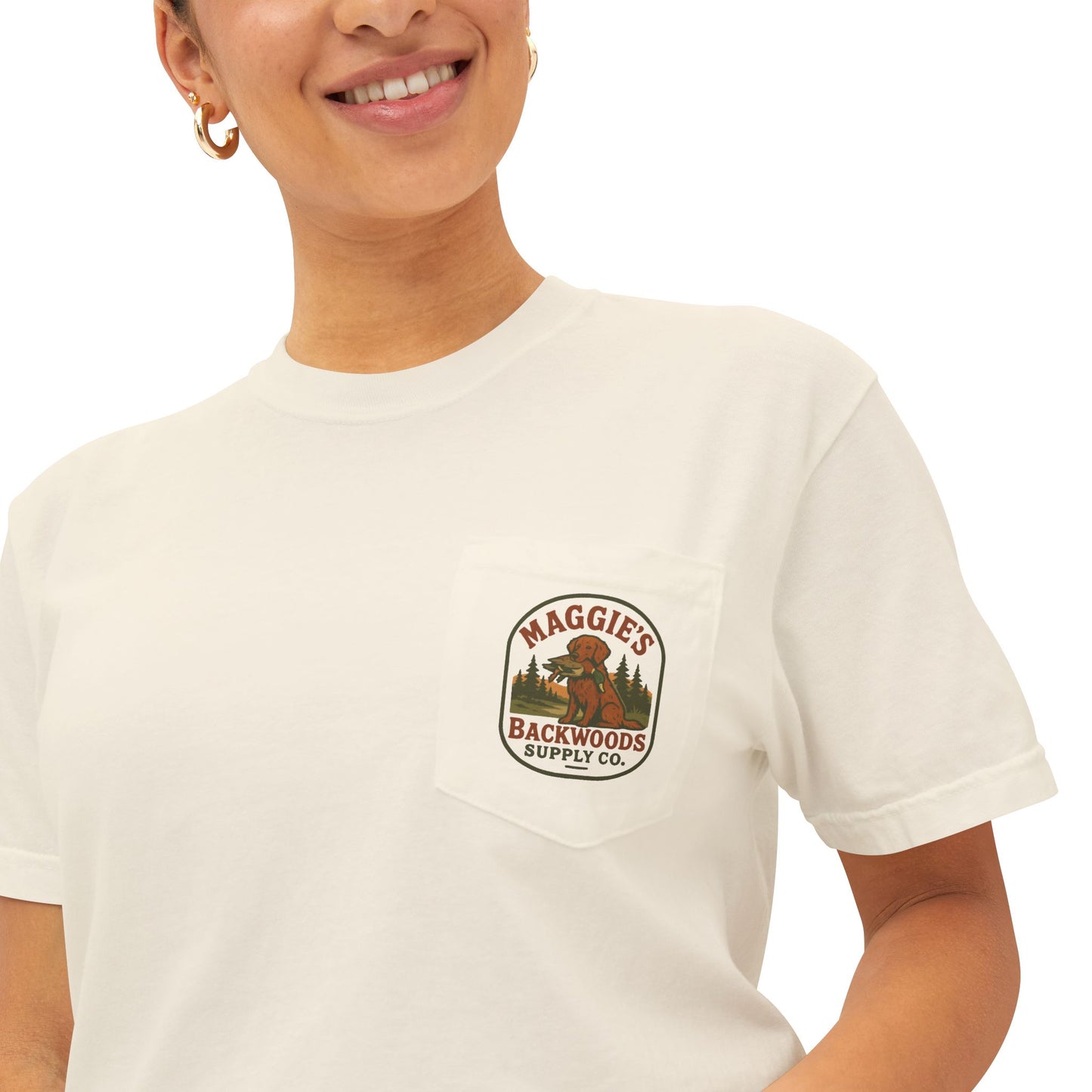 Backwoods Comfort Colors Pocket Tee