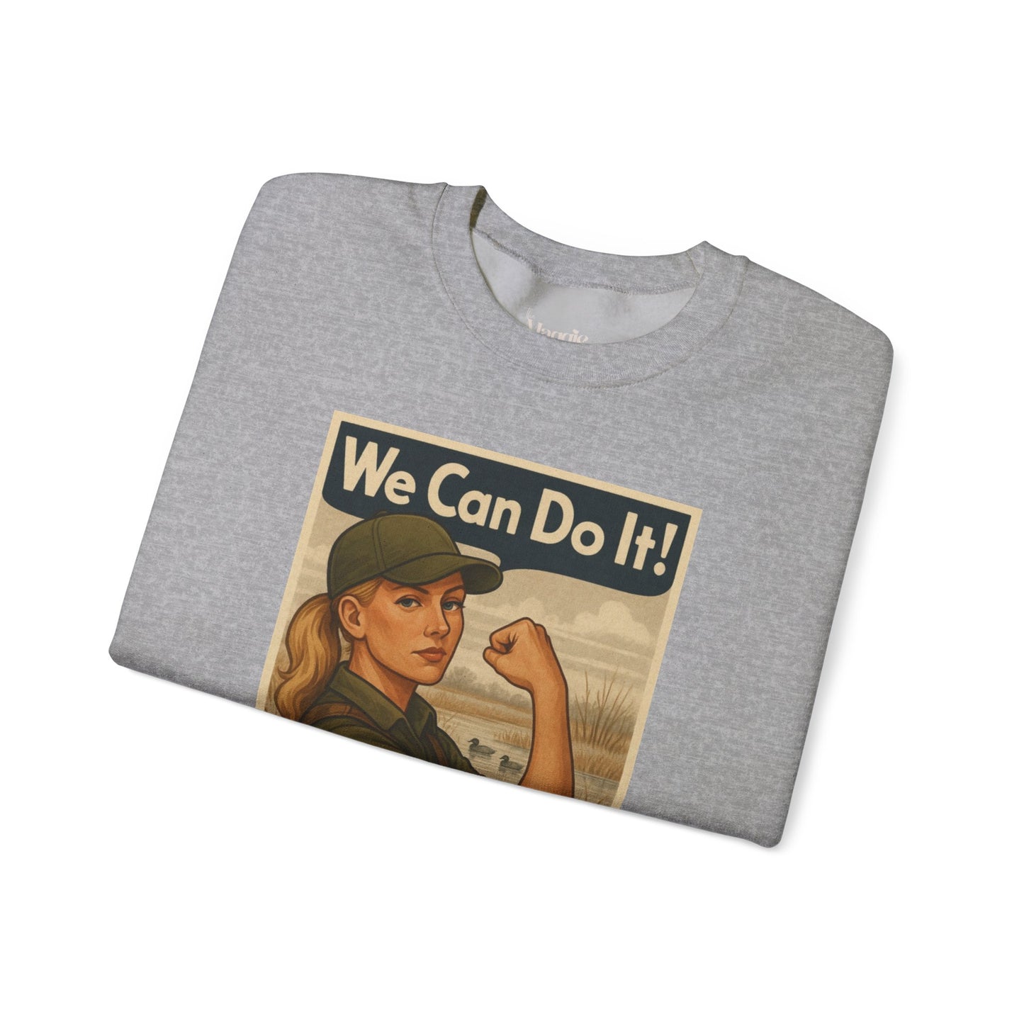 Maggie The Riveter Crewneck